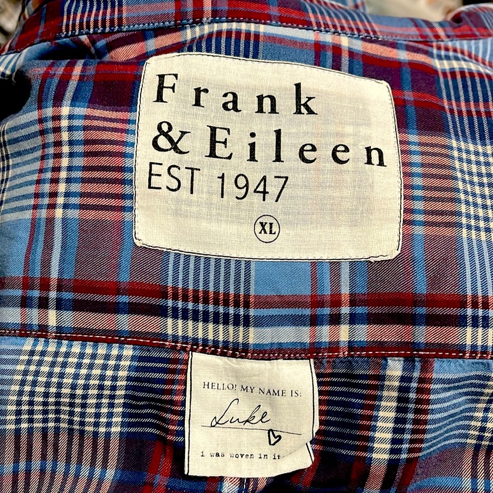 Frank and Eileen button down